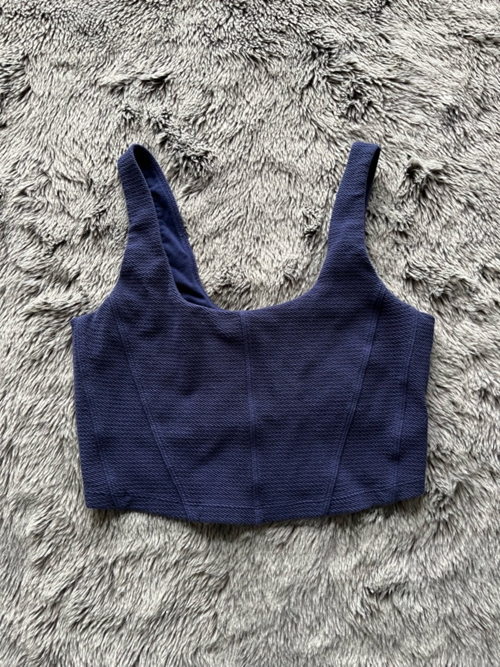 ✨2/25✨Aerie Navy Blue Corset Tank Top